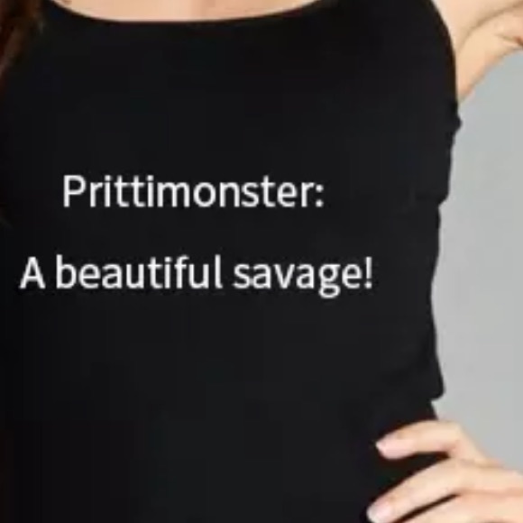 Spaghetti strap 100% cotton tee - Picture 2 of 2